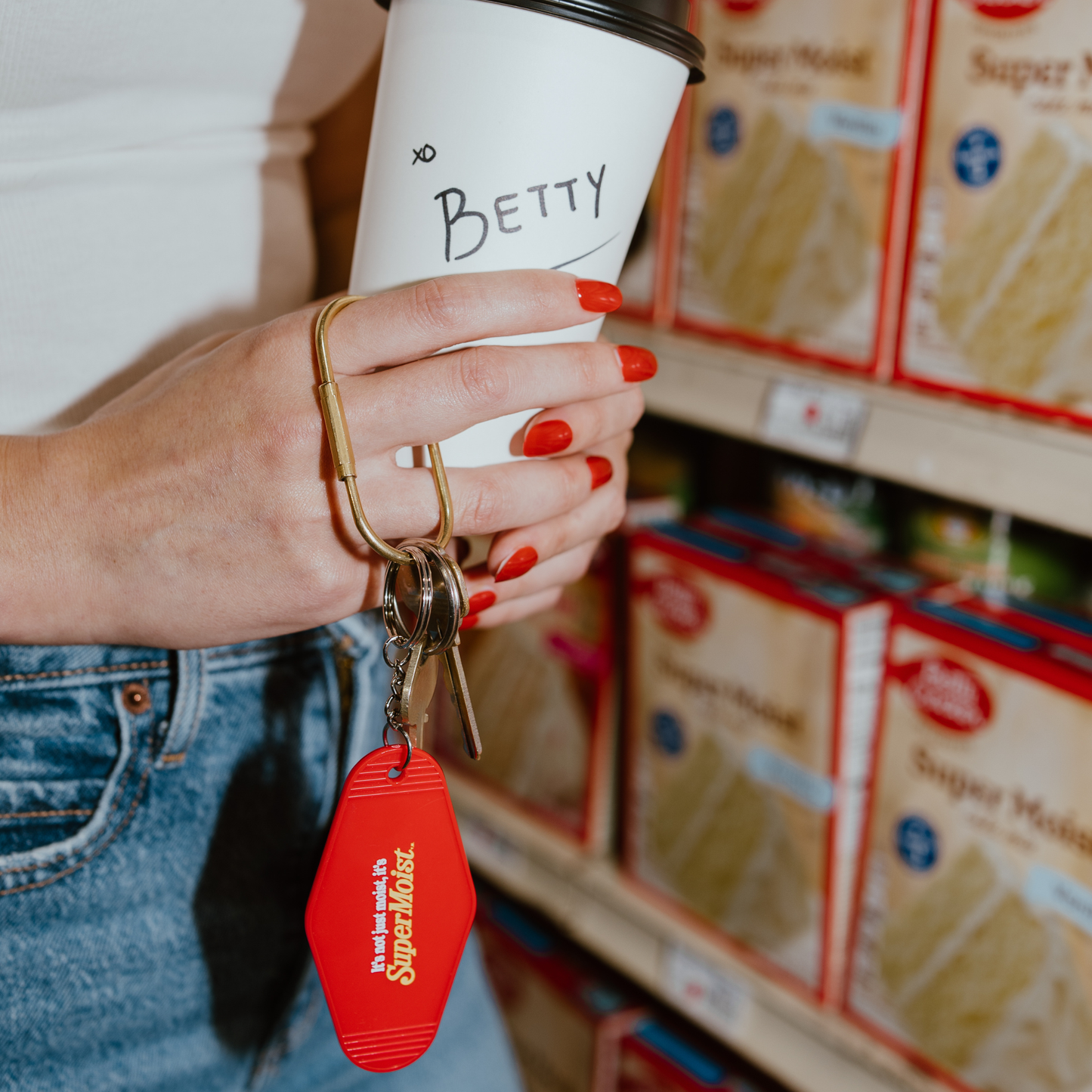 SuperMoist™ Motel Keychain