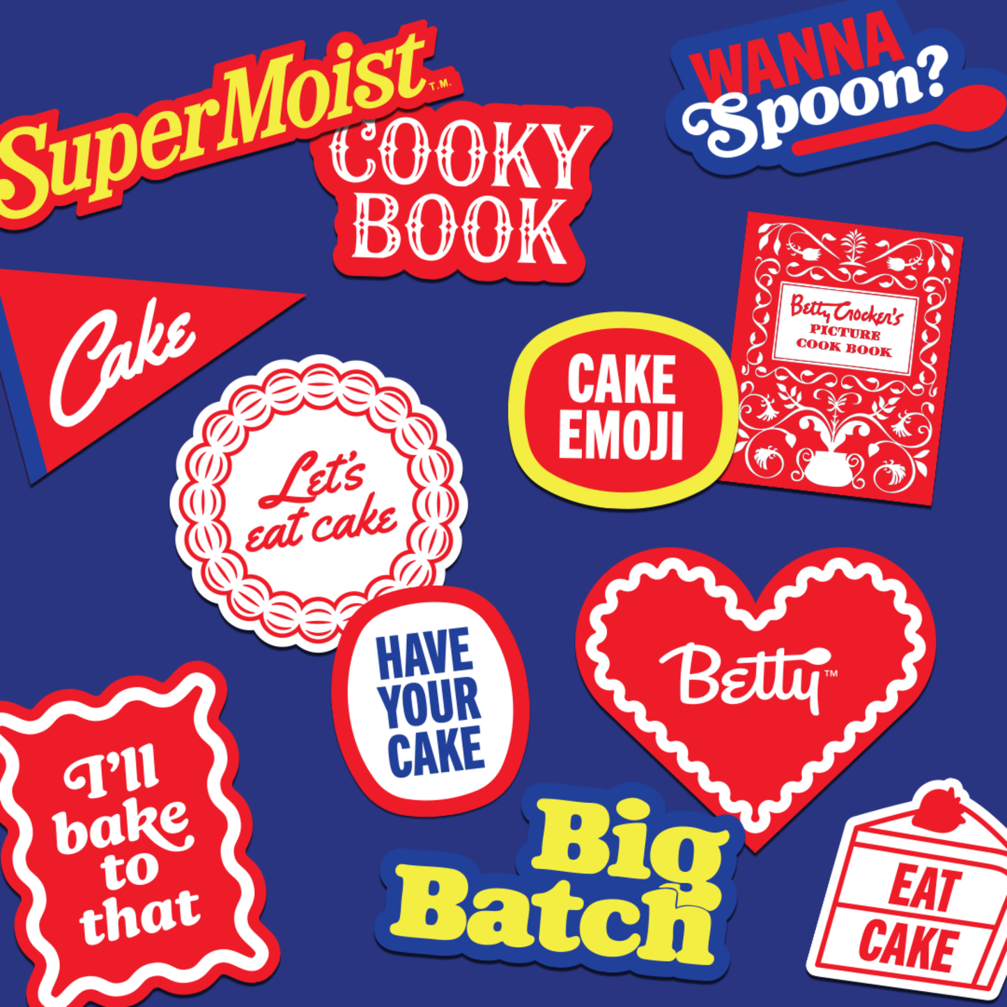 Betty Crocker™ Sticker Pack
